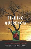 Finding Querencia: Essays from In-Between